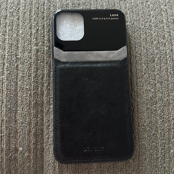 Vegan leather iPhone 11 Pro Max Phone Case - Picture 3 of 3